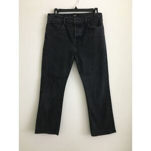 GRLFRND Tatum Jeans Womens 29 Black Bootcut Kick Flare Stretch Made in USA